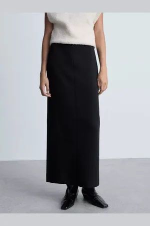 MANGO Gala Slit Maxi Skirt