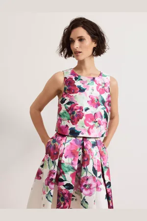 Phase Eight Celeste Floral Crop Top