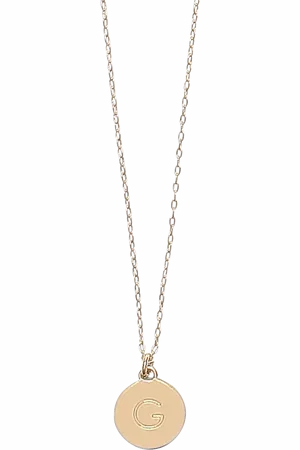 Kate Spade Initial Mini Pendant, Gold