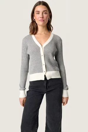 Soaked in Luxury Sanja Two Tone Cardigan