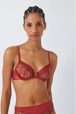 AND/OR Carmen Embroidered Lace Bra