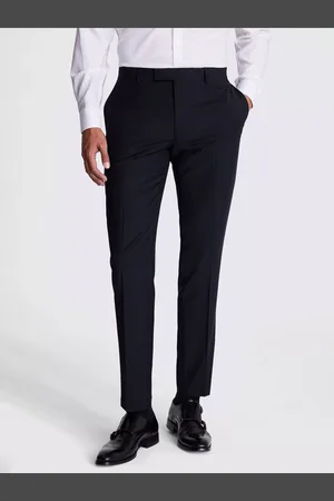 Moss X DKNY Wool Blend Slim Fit Suit Trousers