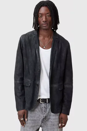 AllSaints Monet Leather Blazer Jacket