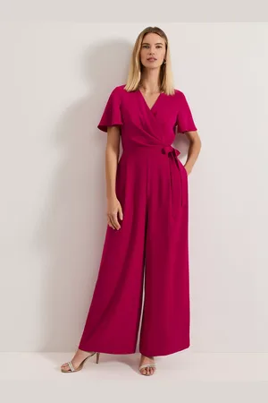 Phase Eight Julissa Crepe Wide Leg Jumpsuit