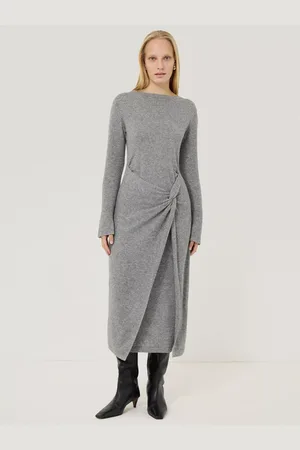Jigsaw Knot Belt Wool Rich Dress