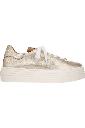 Sam Edelman Pippy Leather Lace Up Trainers