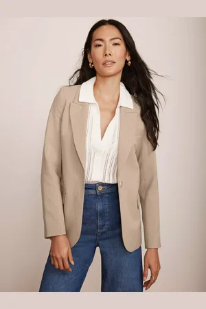 mint&berry Pinstripe Single Button Blazer