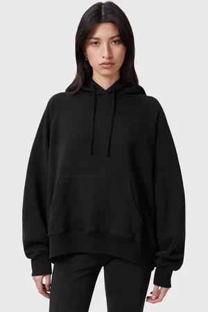 AllSaints Fuse Talon Oversized Logo Organic Cotton Hoodie