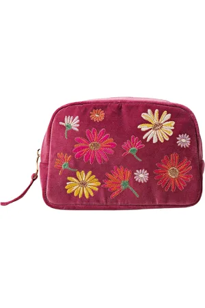 ELIZABETH SCARLETT Wildflower Pure Organic Cotton Make Up Bag