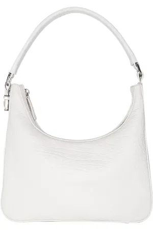 By Far Rhea Leather Shoulder Bag, Black