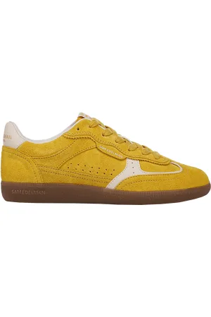 Sam Edelman Kallen Leather Blend Lace Up Trainers