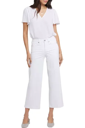 NYDJ Teresa Wide Leg Ankle Jeans