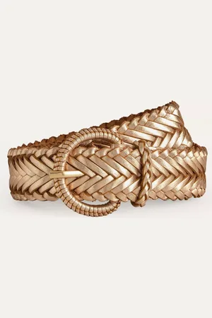 Boden Woven Leather Belt