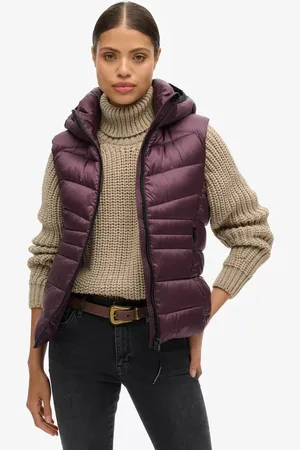 Superdry Hooded Fuji Quilt Padded Gilet
