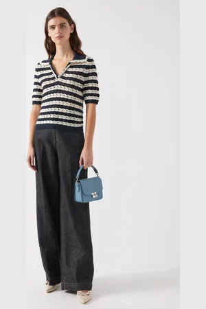 L.K. Bennett Charlee Stripe Knit Top