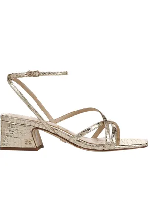 Sam Edelman Whitley Leather Block Heel Strappy Sandals