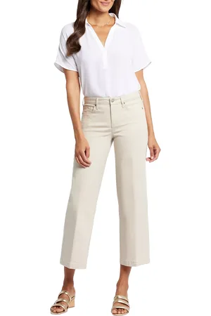 NYDJ Teresa Wide Leg Ankle Jeans