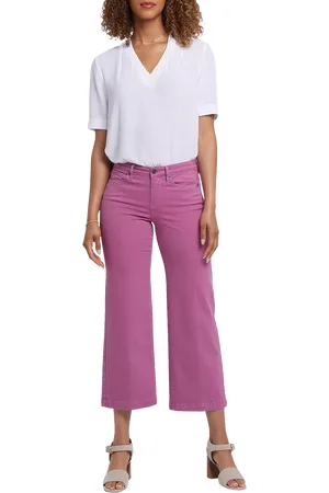 NYDJ Teresa Wide Leg Ankle Jeans