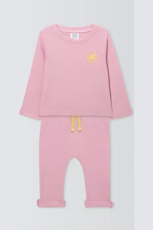 John Lewis Baby Sunshine Waffle Pyjamas