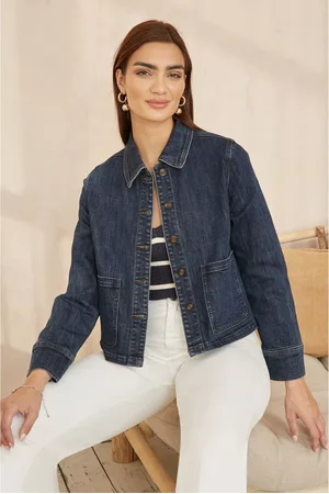 Yumi Patch Pocket Denim Jacket