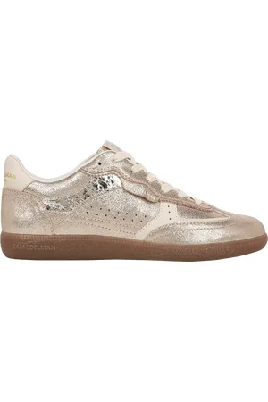 Sam Edelman Kallen Leather Blend Lace Up Trainers