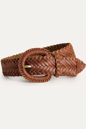Boden Woven Leather Belt
