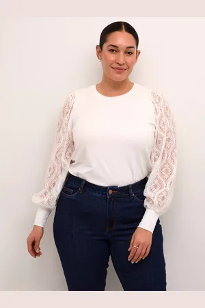 Kaffe Nioma Lace Sleeve Top