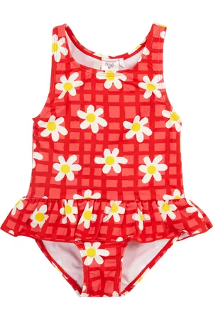 Frugi Baby Little Sun Safe Floral Swimsuit