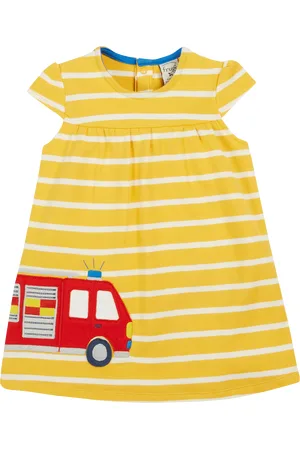 Frugi Baby Layla Stripe Wrap Around Dress