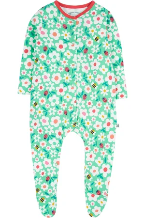 Frugi Baby Lovely Organic Cotton Floral Sleepsuit