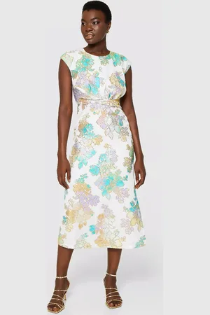 Closet Floral A-Line Twist Dress