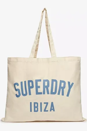 Superdry Tote Bag, Brown/Navy