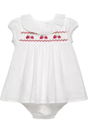 FrenchTrotters Baby Strawberry My First Smocked Dress