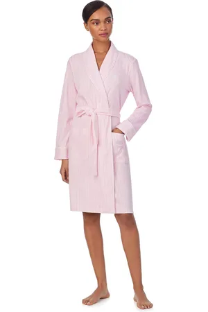 Ralph Lauren Lauren Stripe Logo Dressing Gown