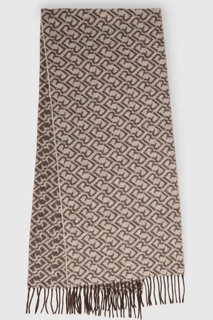 Reiss Bowen Logo Wool Blend Scarf