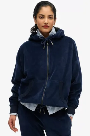 Superdry Velour Zip Hoodie
