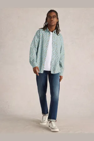 White Stuff Origami Cotton Regular Fit Shirt