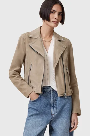 AllSaints Suede Dalby Biker Jacket