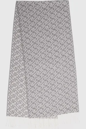 Reiss Bowen Logo Wool Blend Scarf