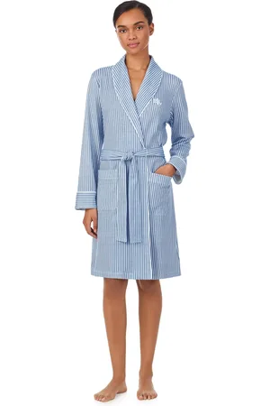 Ralph Lauren Lauren Stripe Logo Dressing Gown