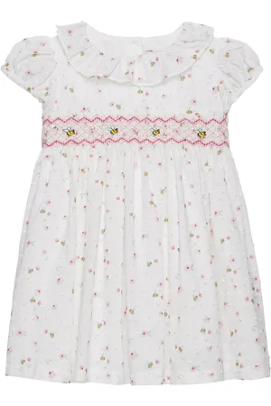 FrenchTrotters Baby Bee Smocked Dress