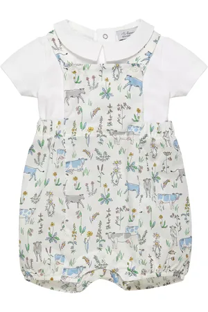FrenchTrotters Baby Moo Cow 2-in-1 Dungarees