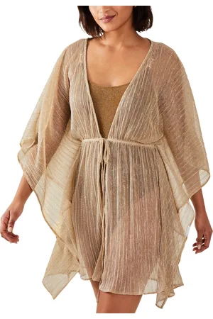 Accessorize Shimmer Plisse Kaftan
