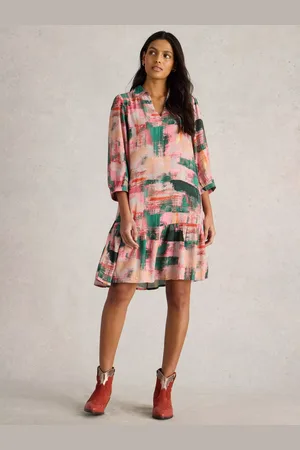 White Stuff Harpreet Tiered Midi Dress
