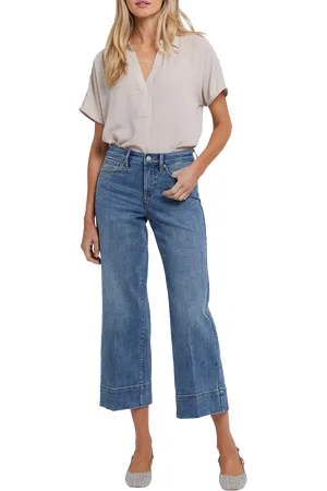 NYDJ Teresa Wide Leg Ankle Jeans
