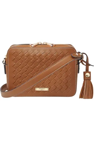 ASPINAL OF LONDON Leather Camera Cross Body Bag