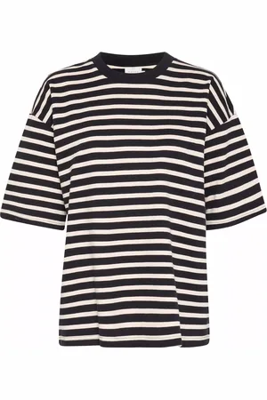 Kaffe Lora Stripe Loose Fit Sweatshirt