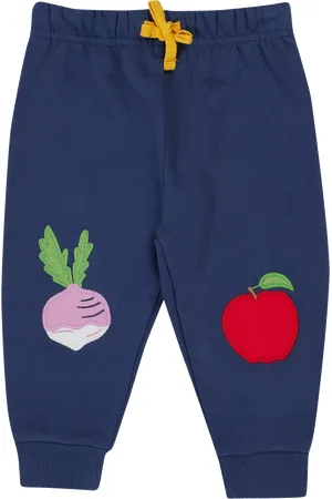 Frugi Baby Character Organic Cotton Crawler Joggers
