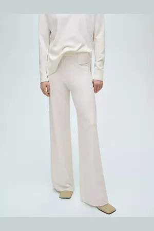 MANGO Vieira Knitted Wide Leg Trousers