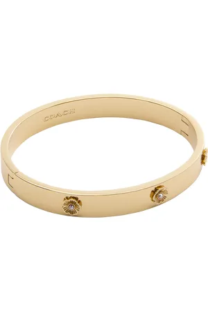 Coach Tea Rose Hinged Bracelet